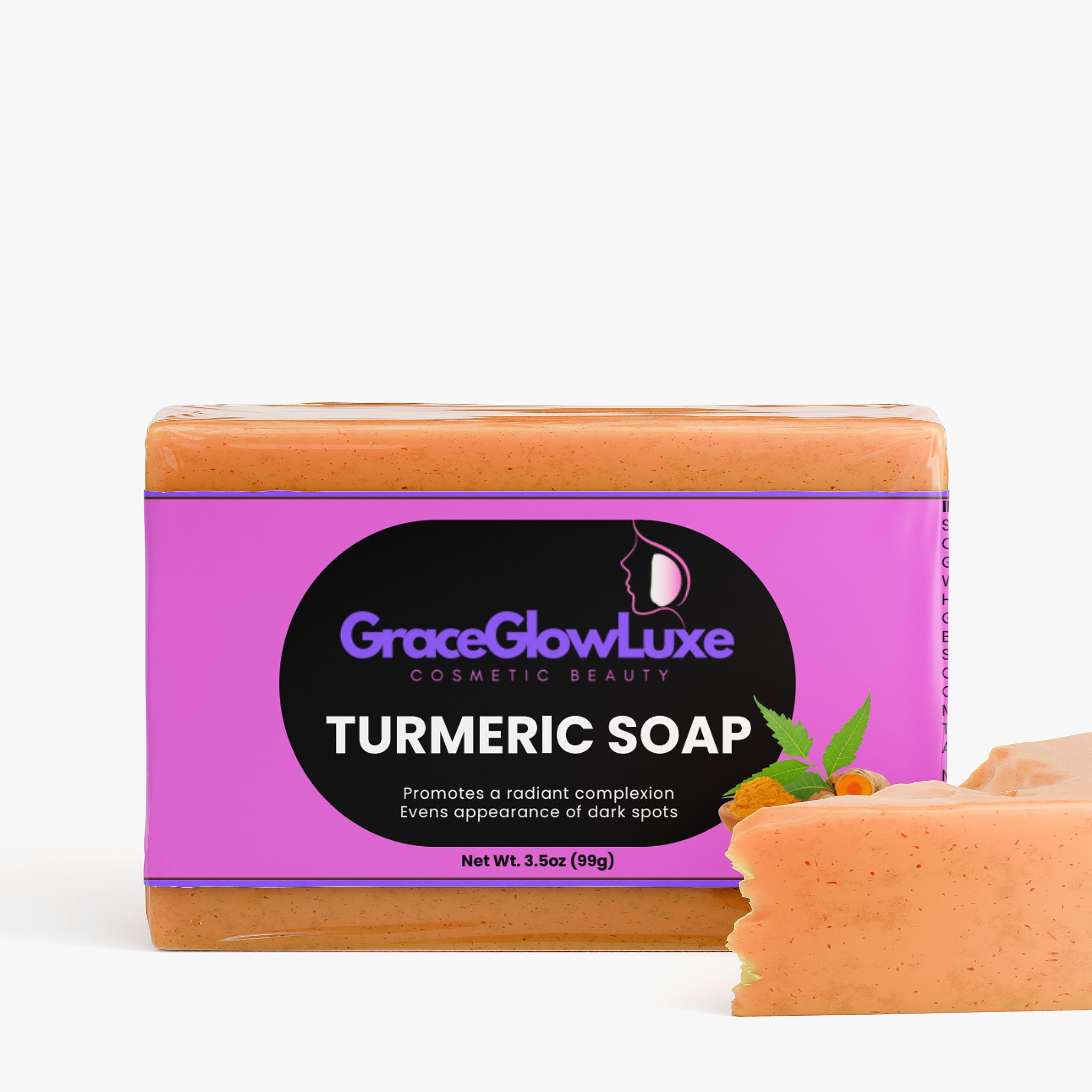 Kojic Acid & Turmeric Soap – Brightening Natural Skincare | Grace Glow Luxe