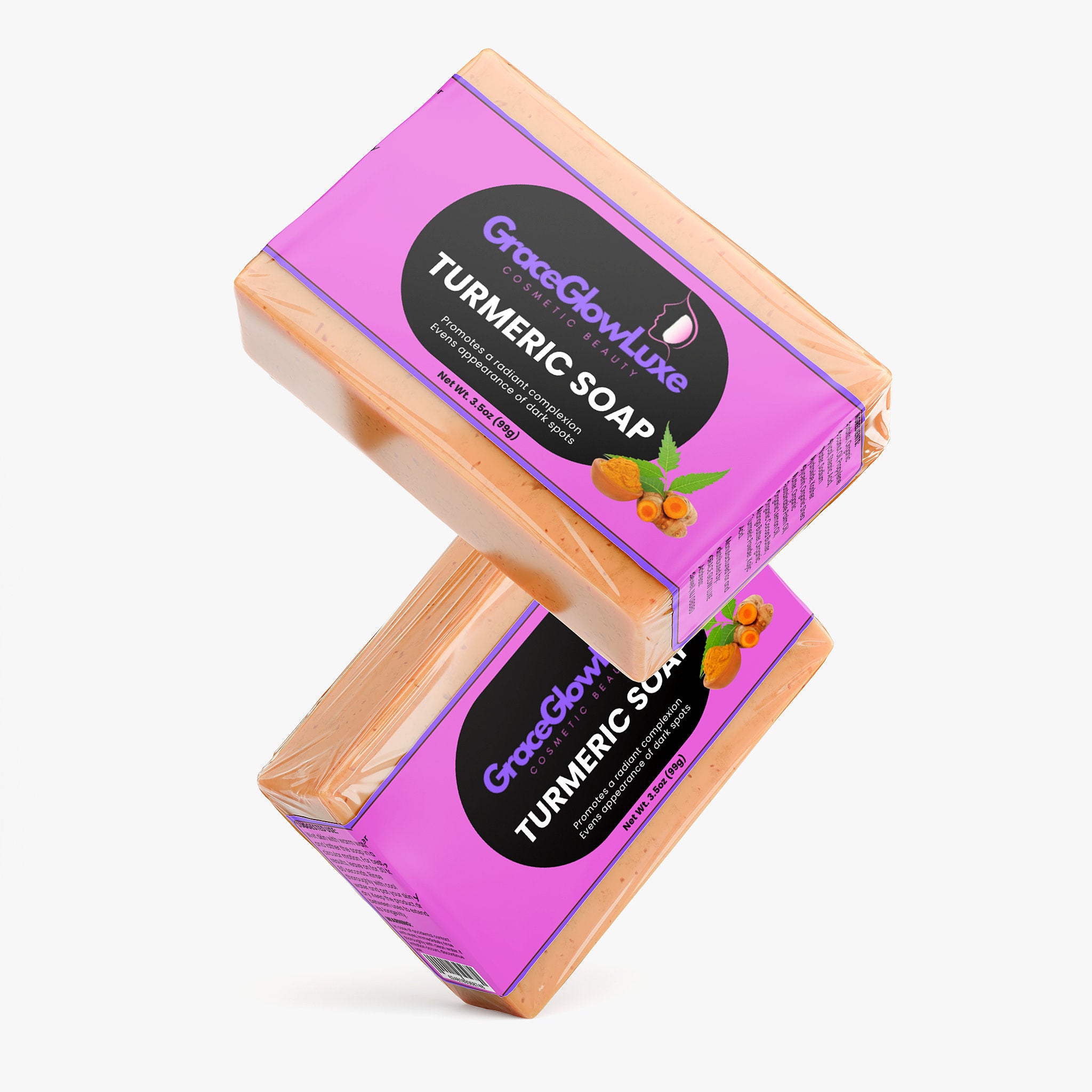 Kojic Acid & Turmeric Soap – Brightening Natural Skincare | Grace Glow Luxe