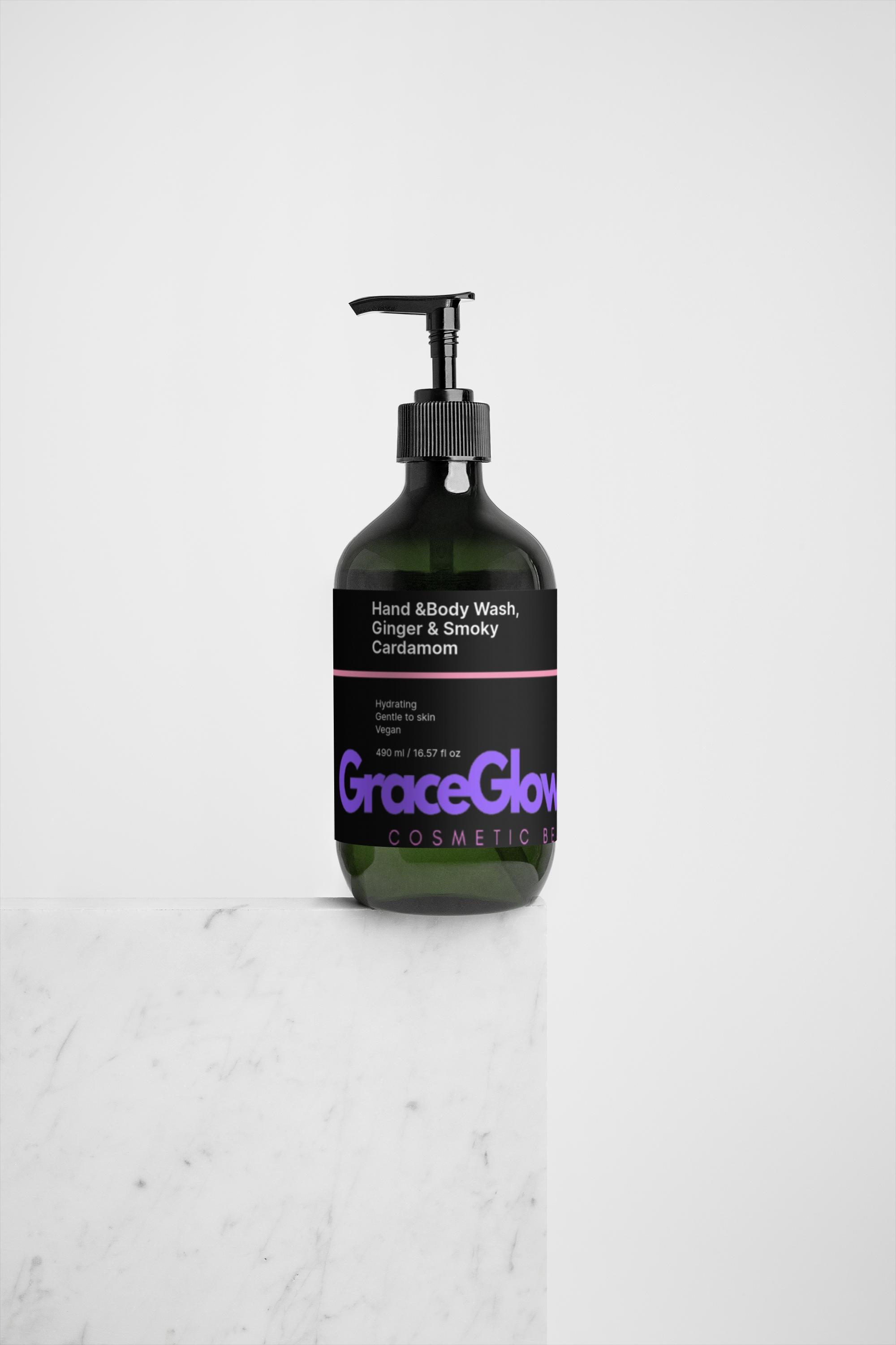 Hand & Body Wash, Ginger & Smoky Cardamom